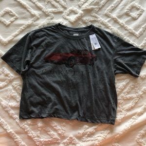 NWT Corvette Cropped Tee Vintage look Classic